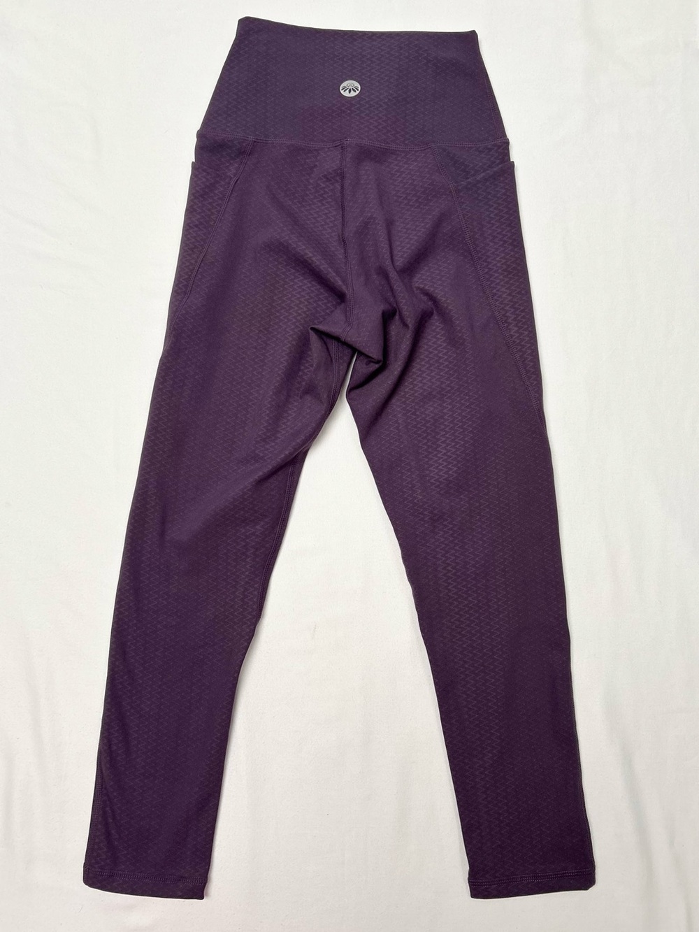 SENITA ATHLETICS HIGH WAIST LEGGINGS, SIZE XS, PURPLE, NWT - Picture 4 of 7
